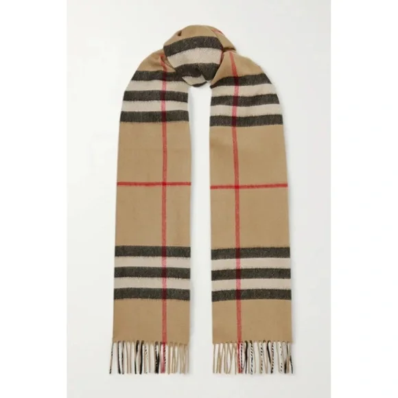 New Burberry check classic cashmere scarf unisex scarf - Picture 6 of 16